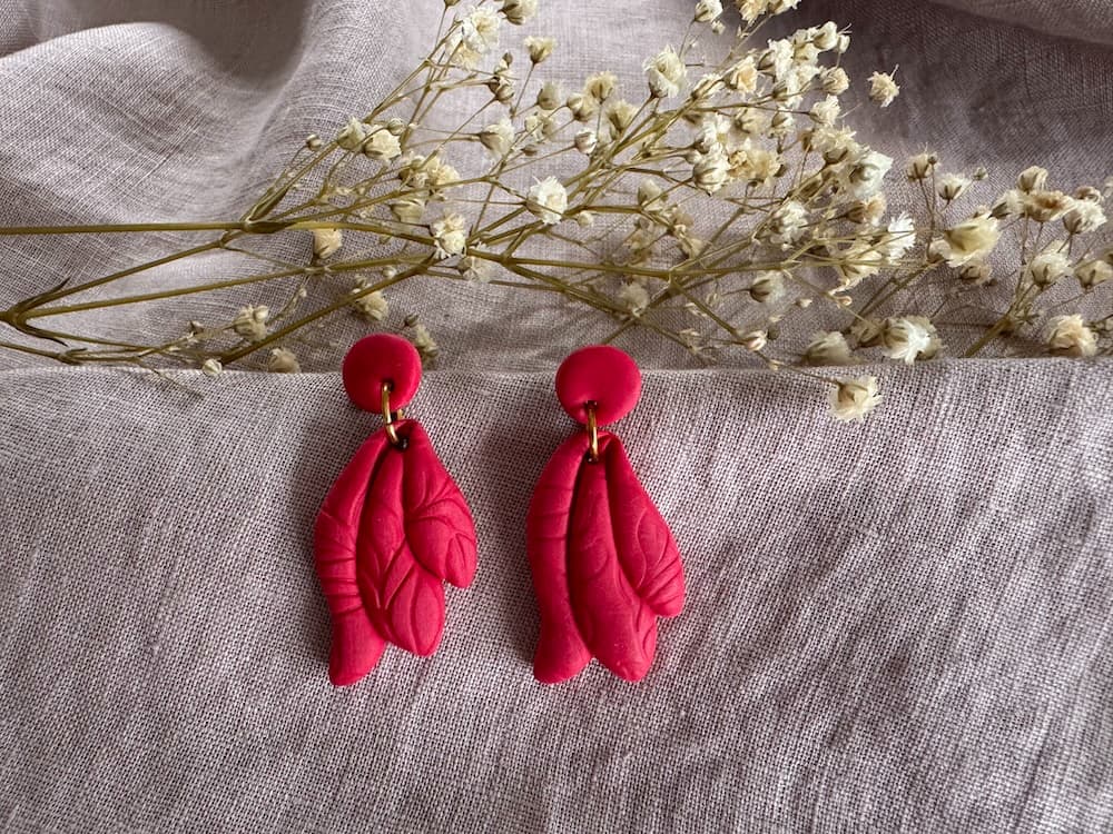 Pendientes Rubí
